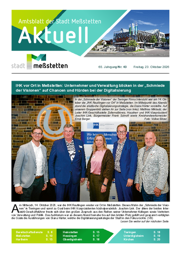 NUSSBAUM+ Premium - Aktuell – Amtsblatt der Stadt Meßstetten