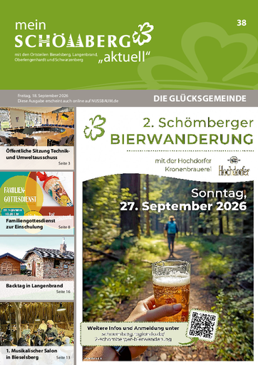 NUSSBAUM+ Premium - mein Schömberg "aktuell"