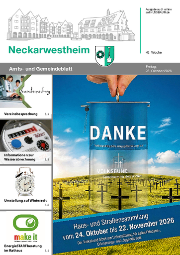 NUSSBAUM+ Premium - Amts- und Gemeindeblatt Neckarwestheim