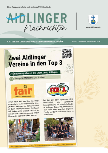NUSSBAUM+ Premium - Aidlinger Nachrichten